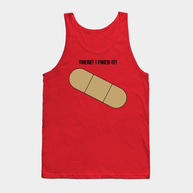 Bandaid Tank Top by JacCal Brothers